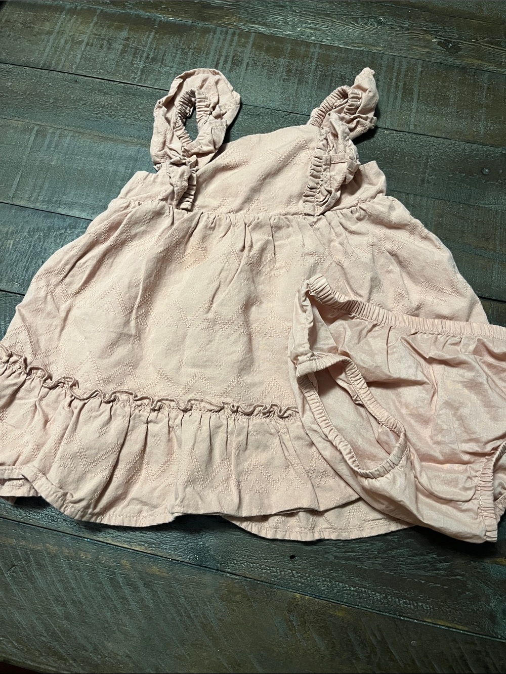 Carter's Dusty Rose Baby Dress and Bottoms